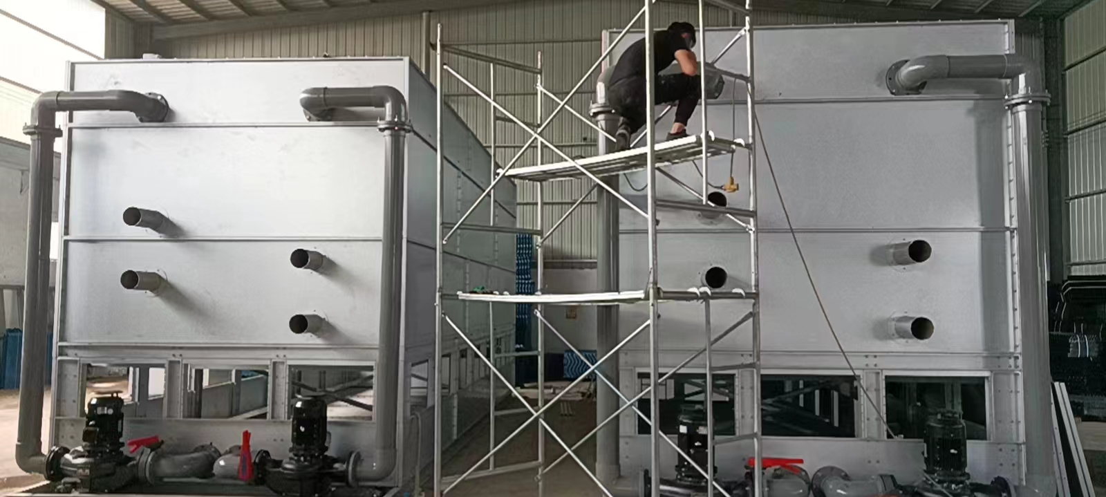 閉式冷卻塔使用與停止的注意事項(xiàng)插圖 閉式冷卻塔